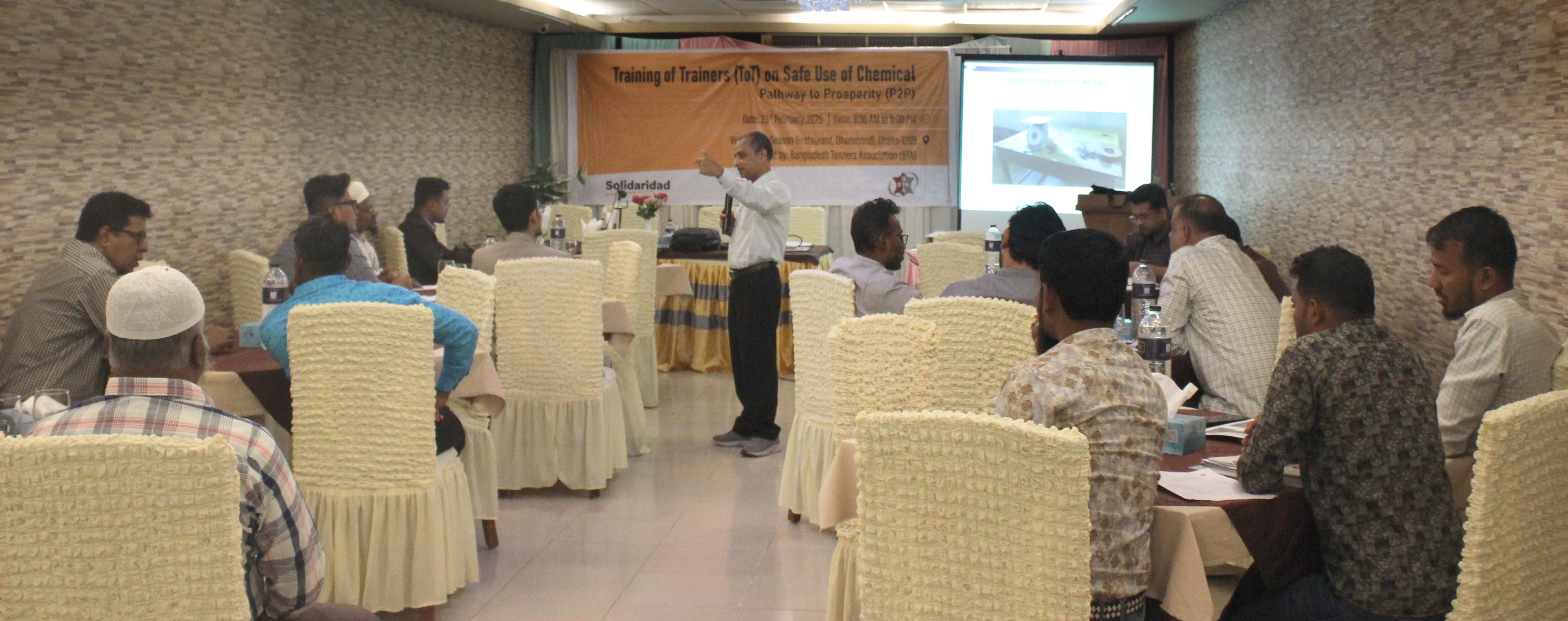 TOT on Safe Use of Chemicals organized by BTA & Solidaridad