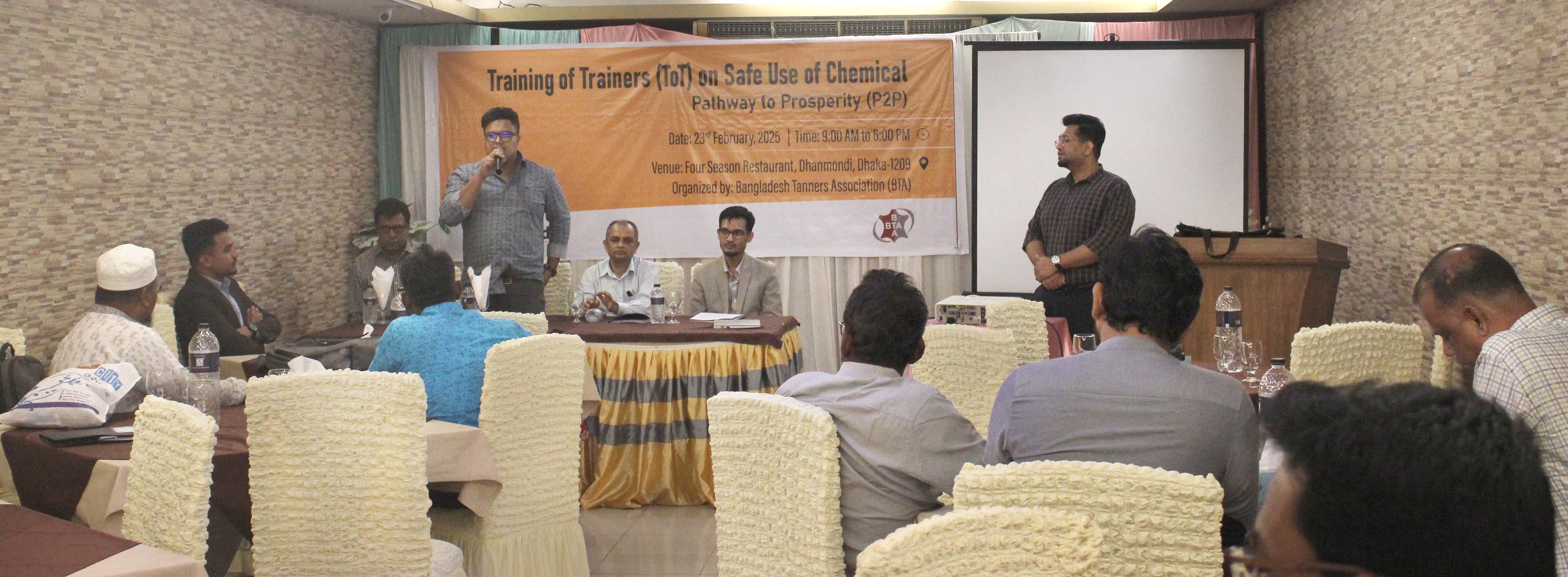 TOT on Safe Use of Chemicals organized by BTA & Solidaridad